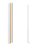 MONTANT DE RECEPTION EDAC ENROBE BLANC L.2000MM