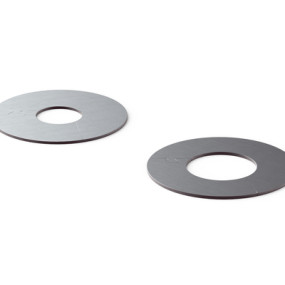 ROSACES ACIER INOXYDABLE 18MM 2PC/CLOQUE PGPCINOX18