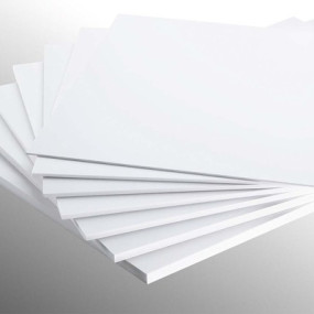 PVC EXPANSE IMPRESSION LIGHT MOUSSE LIBRE EXTRA BLANC SATINE 3050X1560MM 19MM FILME 1 FACE
