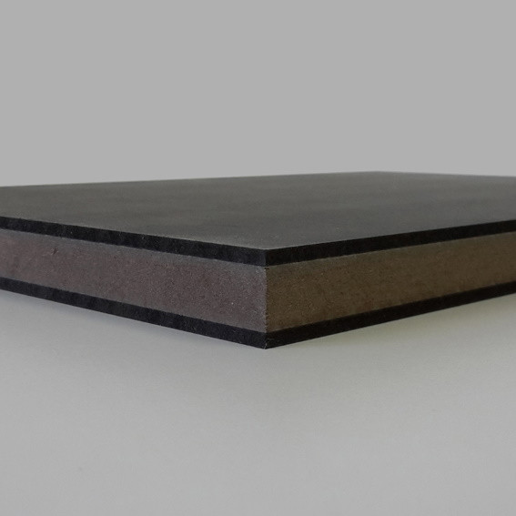 PANNEAU MDF TEINTE DANS LA MASSE TWINCOLOR GRIS E-Z 2850X2100MM 16MM 40907843