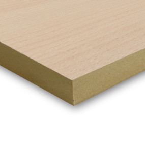 MDF REPLAQUE HETRE BLANC BRUT A/B FACE A CHOIX EBENISTERIE CONTREFACE B CHOIX CLASSIC 2500X1240MM 19MM