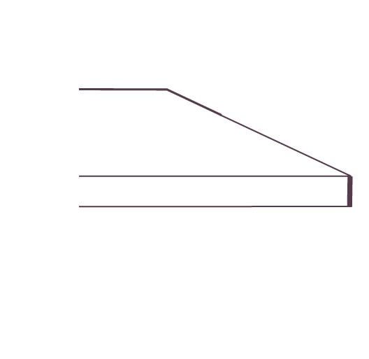 BANDE MELAMINE BLANC LISSE SANS PERCAGE 1 CHANT LONG ABS PLAQUE 4100X400MM 19MM