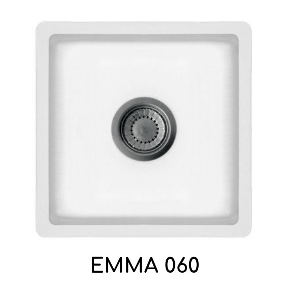 CUVE RESINE KERROCK EMMA UNI SNOW WHITE 108 (CARRE 370X370X180)