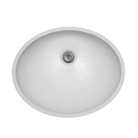 VASQUE RESINE KERROCK BLANCA UNI ARTIC WHITE 100 (404X323X110)  KIT TROP PLEIN NON INCLUS