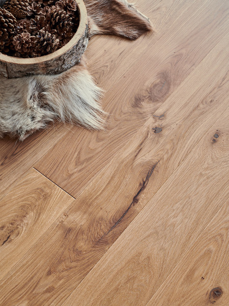 PARQUET DIVA 184 R+L CHENE ZENITUDE AMANDE 14X184MM 2 CHANFREINS - HUILE - SUPPORT CP