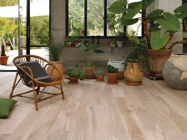 PARQUET DIVA 184 CLIC CHENE ZENITUDE TUFEAU 12X184MM 4 CHANFREINS - HUILE - SUPPORT HDF