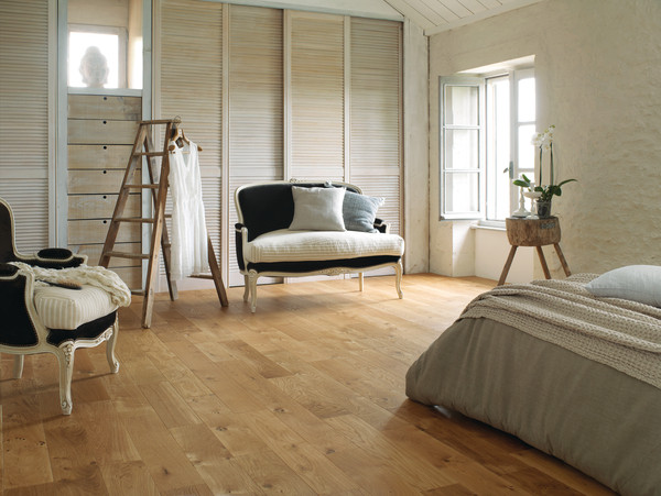 PARQUET SONATE R+L CHENE AUTHENTIQUE HUILE NATURELLE 14X140MM  4 CHANFREINS - HUILE - MASSIF