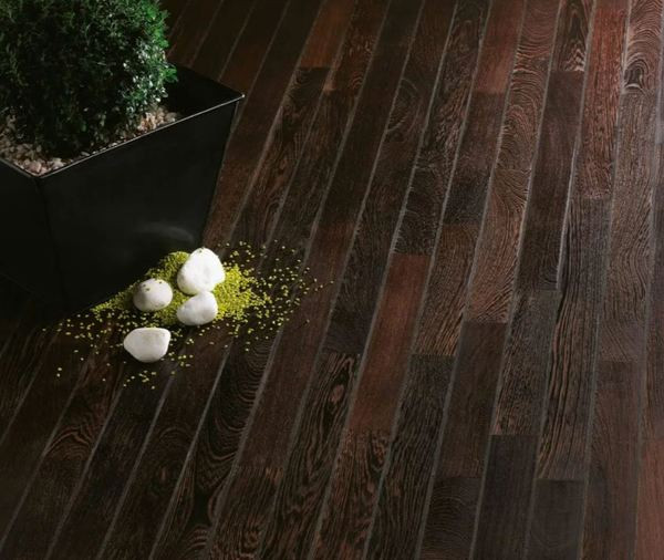 PARQUET  MASSIF  WENGE  10X68MM NAVYLAM USINAGE PONT DE BATEAU SANS FINITION BRUT