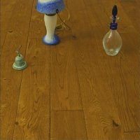 PARQUET MASSIF CHENE COGNAC 14X130MM 4 CHANFREINS - CHOIX  RUSTIQUE/CAMPAGNE - VERNI MAT