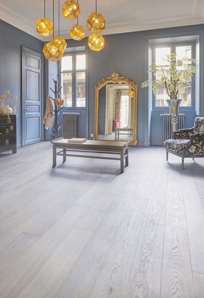 PARQUET LOFT PRO CHENE CRISTAL VIEILLI 12X180MM SANS CHANFREINS - CHOIX RUSTIQUE/CAMPAGNE - STRUCTURE VERNI MAT 1182