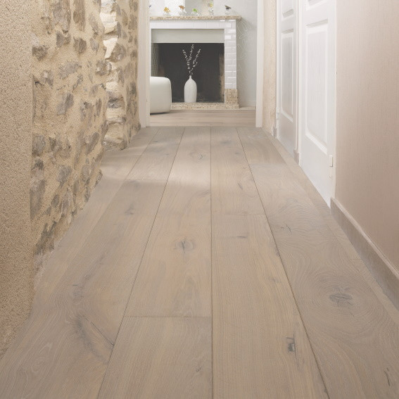 PARQUET LOFT PRO CHENE SESAME VIEILLI 20X295MM SANS CHANFREINS - CHOIX RUSTIQUE/CAMPAGNE - HUILE NATURA