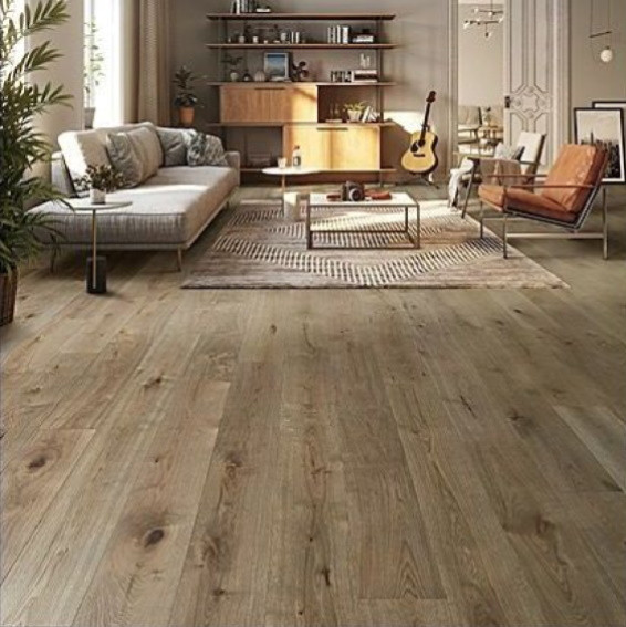 PARQUET LOFT PRO CHENE VINTAGE VIEILLI 20X295MM SANS CHANFREINS - CHOIX RUSTIQUE/CAMPAGNE - VERNI MAT