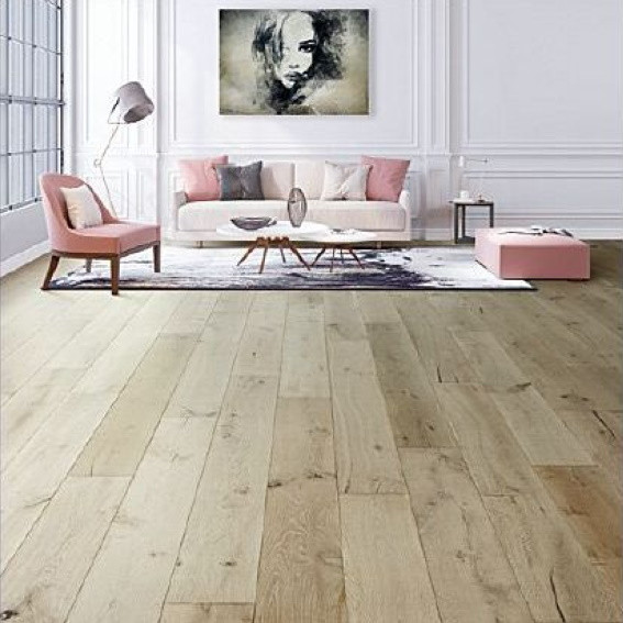 PARQUET LOFT BALKAN 14X190MM 4 CHANFREINS - CHOIX SAUVAGE - HUILE BLANC - RL