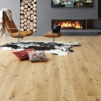 PARQUET LOFT CHENE JERSEY 14X180MM 4 CHANFREINS - CHOIX RUSTIQUE/CAMPAGNE - BROSSE VERNI MAT - CLIC