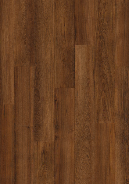 SOL STRATIFIE PERGO BERGEN PRO 4 CHANFREINS 1380X156X8MM L0246-05021 TECK ROUGE ARGILE - COLIS 1.722M2