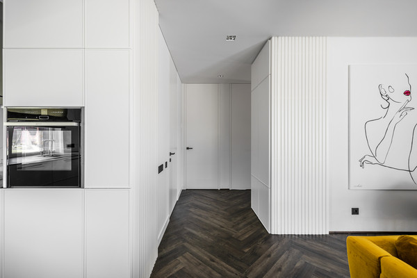 PANNEAU MURAL MAESTRO LATT WHITE / WHITE 2770X300X20MM - COLIS DE 2 PIECES