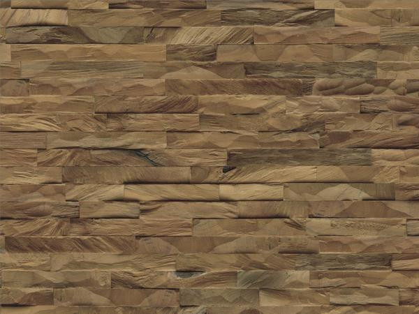 REV.MUR BOIS 3D-TEAK DIAMOND NATUREL DW1949N INDO