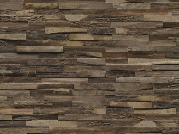 REV.MUR BOIS 3D-TEAK ELEGANCE CHARRED DA82050CH INDO