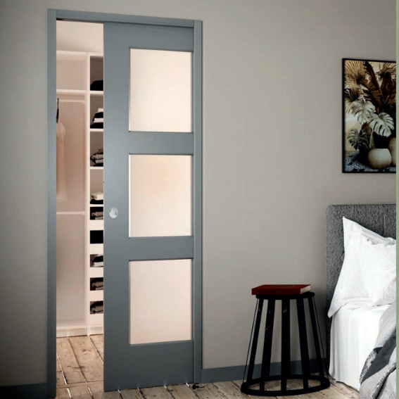 Porte SOGAL modèle HUDSON vitrée 4 décors laqués