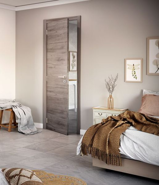 Porte SOGAL modèle GIBRALTAR âme pleine 7 décors essences fines