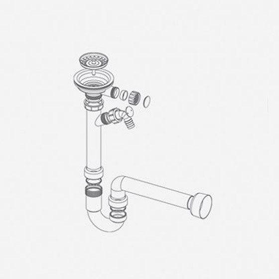 SIPHON KERROCK SIMPLE FI90 DIAMETRE 90MM  REF 869910