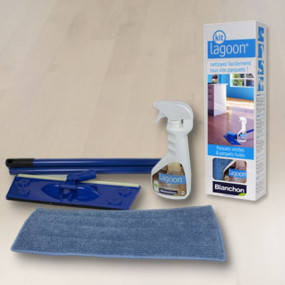 KIT LAGOON BLANCHON - NETTOYANT DOUX 0.5L-BALAI-SERPILLIERE