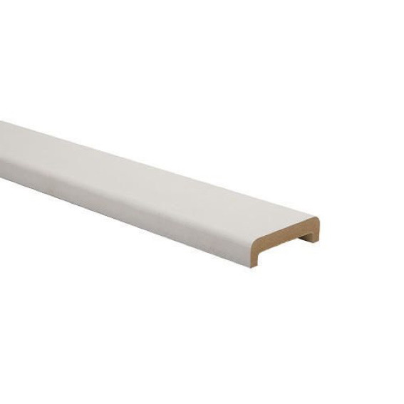 NEZ DE CLOISON MDF PREPEINT BLANC 11X103X2500MM