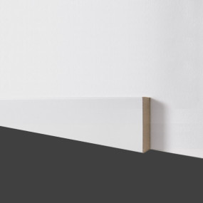 PLINTHE MDF PREPEINT BLANC ARETE VIVE 10X70X2440MM