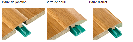 SEUIL 3 EN 1 PLAQUE CHENE LINEN - BOIS FLOTTE 16X54X930MM - PLACAGE CHENE SUR MDF
