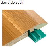 SEUIL 3 EN 1 PLAQUE CHENE LINEN - BOIS FLOTTE 16X54X930MM - PLACAGE CHENE SUR MDF