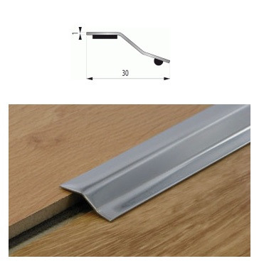 PROFILE ADHESIF MULTI-NIVEAUX 0,93ML INOX BRILLANT 008102