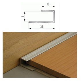 PROFILE ALU D'ARRET 8.5MM 2,70ML NATUREL 160209