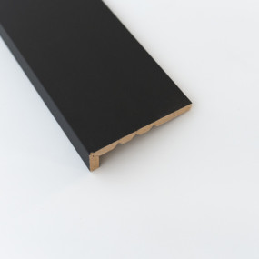 MAESTRO MOULURE PLIANTE EC133 MATTE BLACK 2700X50X2MM - COLIS DE 2 PIECES