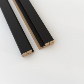 KIT PROFILES DE FINITION DROIT/GAUCHE MAESTRO LATT - 00169 MATTE BLACK / MATTE BLACK 2X2770X71X20MM