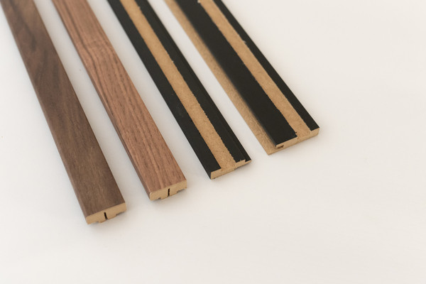 KIT PROFILES DE FINITION DROIT/GAUCHE MAESTRO LATT - 00170 MATTE BLACK / PEPPER OAK 2X2770X71X20MM