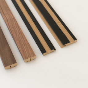 KIT PROFILES DE FINITION DROIT/GAUCHE MAESTRO LATT - 00170 MATTE BLACK / PEPPER OAK 2X2770X71X20MM