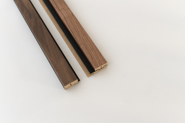 KIT PROFILES DE FINITION DROIT/GAUCHE MAESTRO LATT - 00171 MATTE BLACK / CASTEL OAK 2X2770X71X20MM
