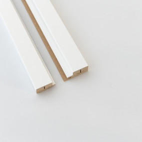 KIT PROFILES DE FINITION DROIT/GAUCHE MAESTRO LATT - 00173 BLANC / BLANC 2X2770X71X20MM