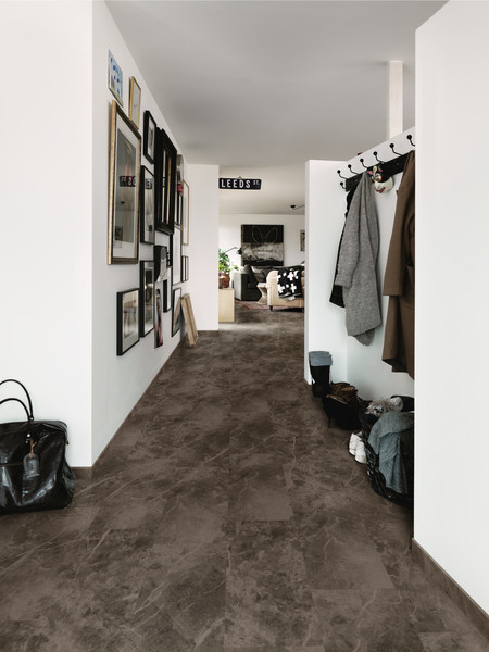 SOL LVT RIGIDE PERGO VISKAN PRO V4220-40297 610X303X4MM- MARBRE FONCE -COLIS 2,772M2