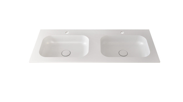 LAVABO RESINE KERROCK ASTORIA 1210 V (1210X485X110) KIT TROP PLEIN NON INCLUS