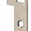 GACHE ACIER POUR SERRURE SLB1 NF DOUBLE EMPENNAGE (CLE I, L, BDCC)