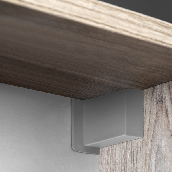 EMUCA 5 JEUX FERRURES DE SUSPENSION ACIER POUR MEUBLE HAUT