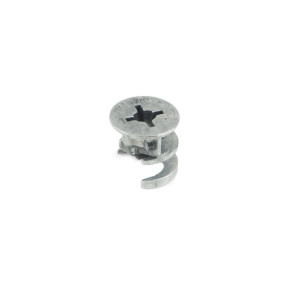 EMUCA EXCENTRIQUE DIAMETRE 15MM ZAMAK NATUREL POUR PANNEAU 19MM- SACHET DE 50UN -