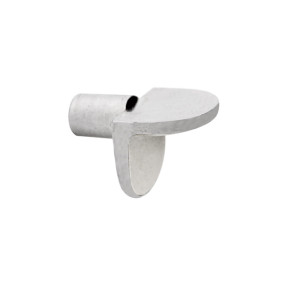 EMUCA TAQUET AVEC GOUJON ZAMAK NICKELE DIAMETRE 5MM POUR TABLETTE - SACHET DE 100UN -