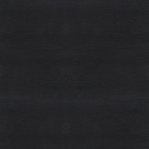 AGGLOMERE MELAMINE HUBLER CLEAF BRUCIATO NERO U129 1 FACE STRUCTUREE 2800X2070MM 18MM
