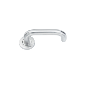BEQUILLE DOUBLE MODELE U INOX BROSSE 304 ROSACE RONDE SANS ROSACES