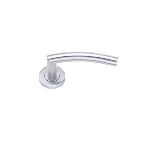 BEQUILLE DOUBLE MODELE VIENNE INOX BROSSE 304 ROSACE RONDE SANS ROSACES