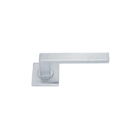 PAIRE DE ROSACES CARREES MODELE OSLO INOX BROSSE 304 CLE L