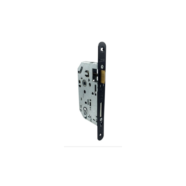 SERRURE SLB1F NFQC AXE 50 TETIERE NOIRE BOUT ROND 230X20X3 CLE I REVERSIBLE SANS GACHE