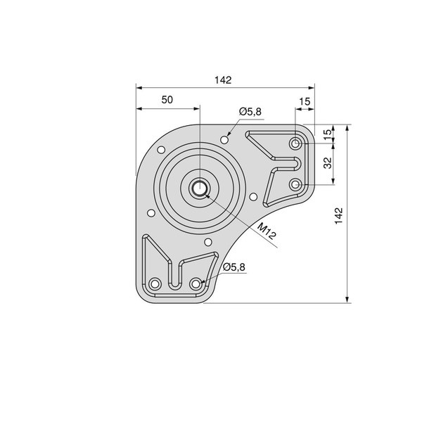 EMUCA PIED DE TABLE REGLABLE ACIER FINITION ALUMINIUM DIAMETRE 60MM HAUTEUR 870MM AVEC EMBASE ET VIS